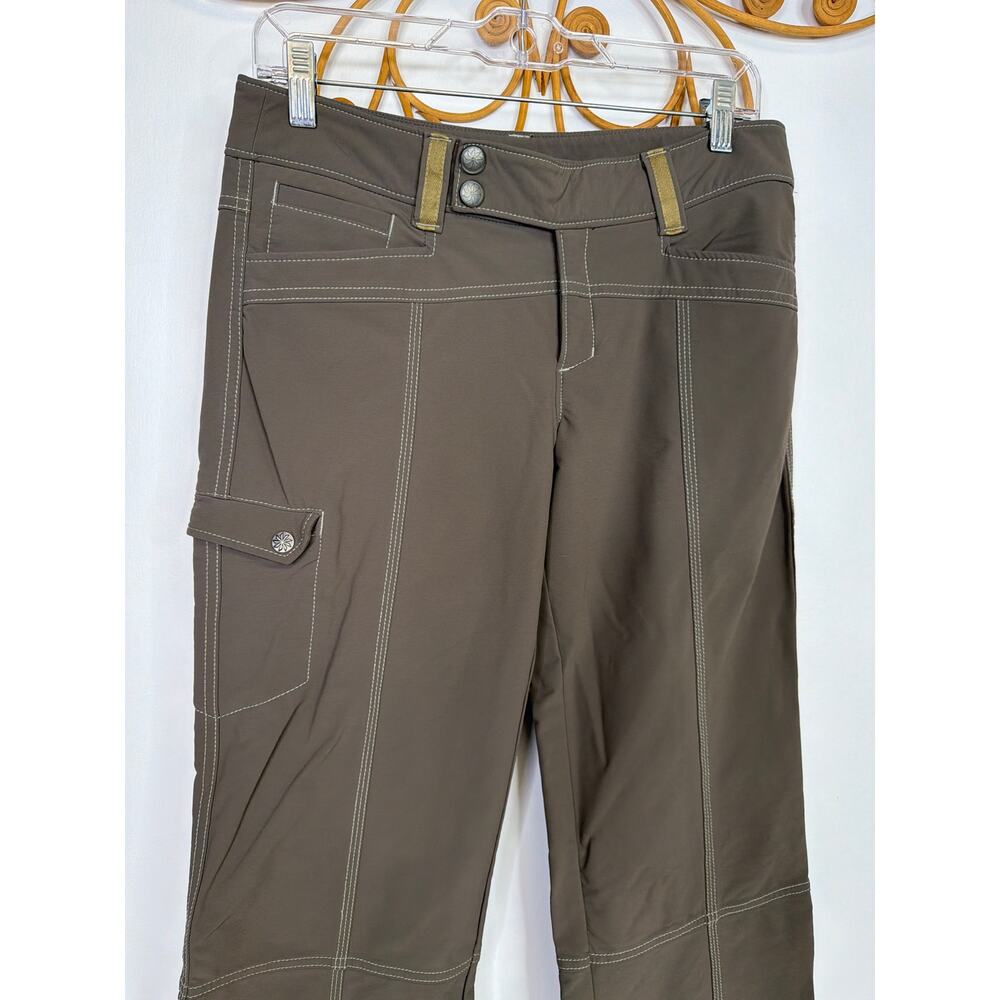 Athleta vintage dipper pants tan/brown 6 - Picture 2 of 6